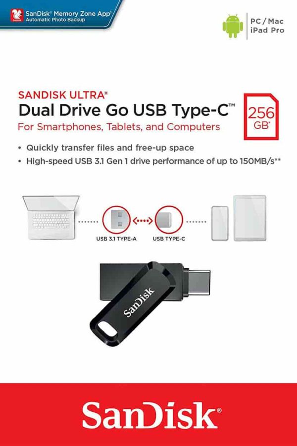 SanDisk Ultra Dual Drive Go 256 gb