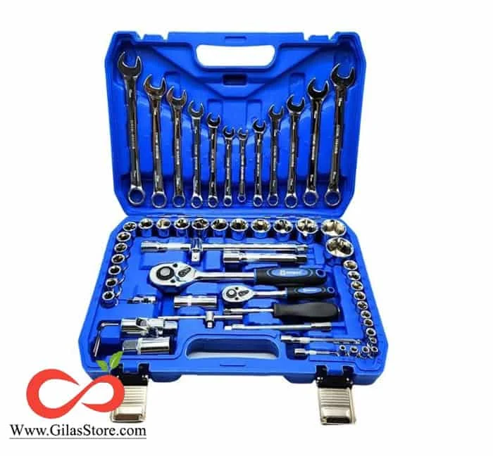 61 pcs combination socket wrench set