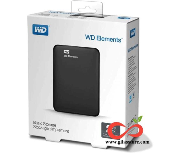 هارد اکسترنال وسترن دیجیتال مدل WD Elements ظرفیت 500 گیگ