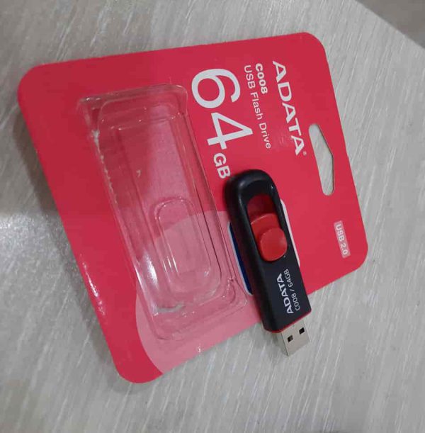فلش ای دیتا مدل C008 ظرفیت 64 گیگ