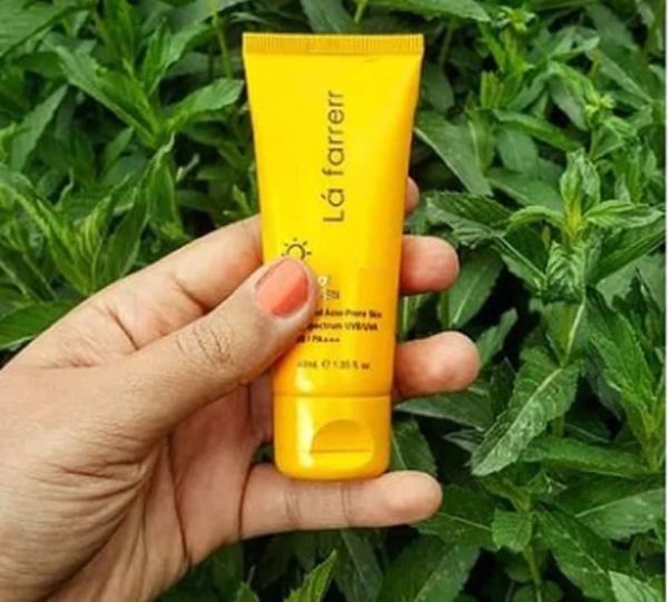 lafarrerr anti spot sunscreen cream