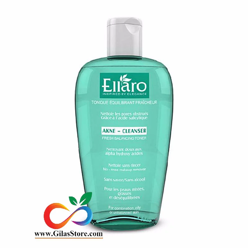 ellaro akne cleanser fresh balancing toner