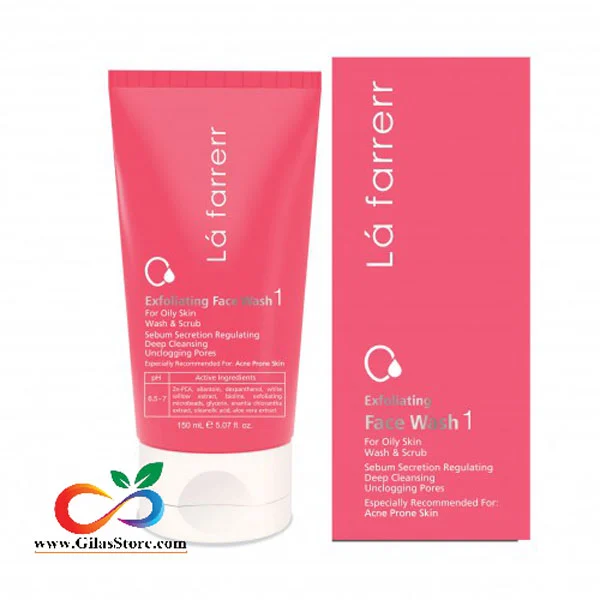 Lafarrerr-Exfoliating-Wash-Gel-for-Oily-Skin-is-a-facial-cleanser gilasstore